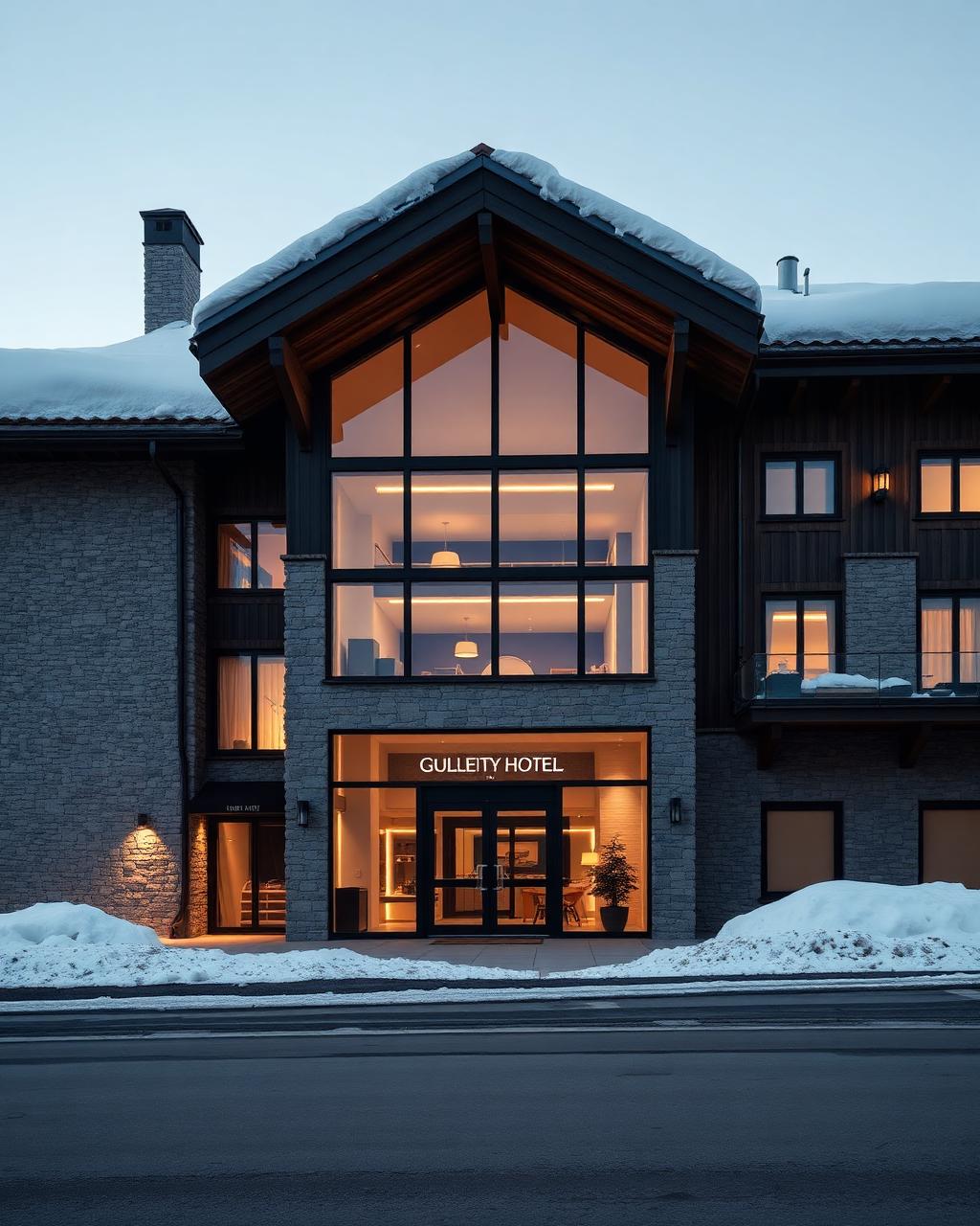 Inside a Courchevel 1850 palace hotel
